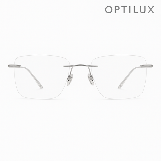 OptiLux AirLite – Minimalistische Randloze Bril